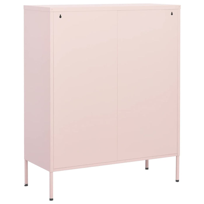 Armadietto Rosa 80x35x101,5 cm in Acciaio cod mxl 47943