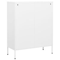 Armadietto Bianco 80x35x101,5 cm in Acciaio cod mxl 47898