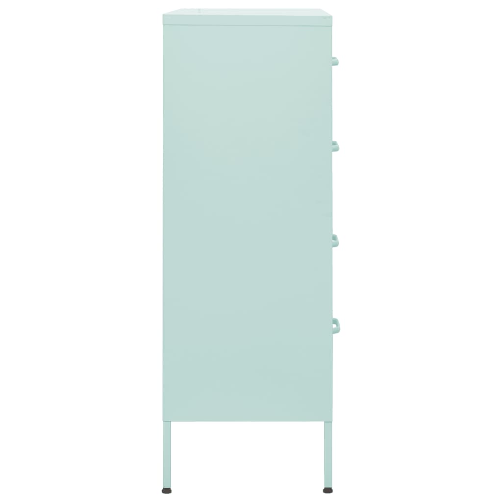 Cassettiera Menta 80x35x101,5 cm in Acciaio cod mxl 72766