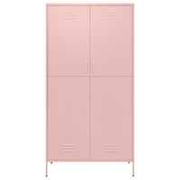 Armadio Rosa 90x50x180 cm in Acciaio 336247