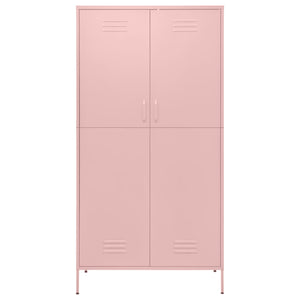 Armadio Rosa 90x50x180 cm in Acciaio 336247