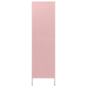 Armadio Rosa 90x50x180 cm in Acciaio 336247