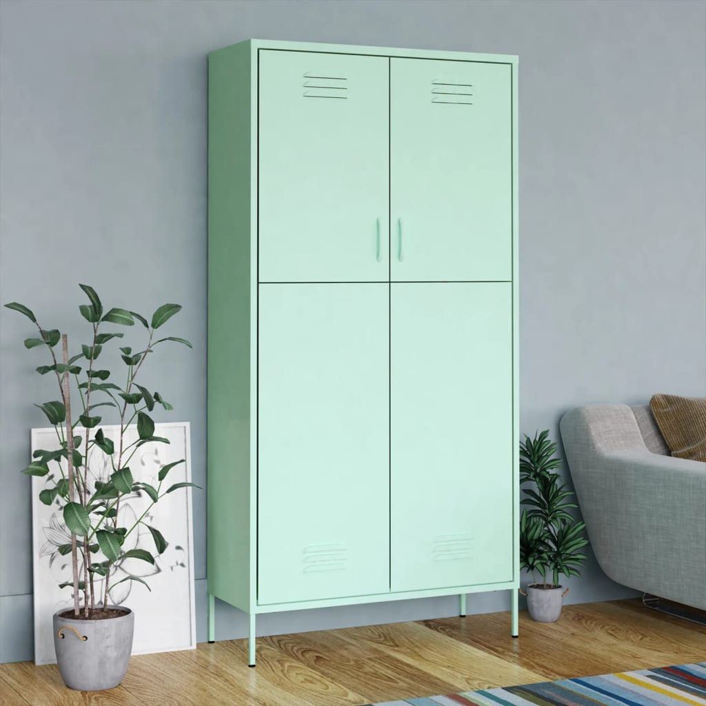 Armadio Menta 90x50x180 cm in Acciaio 336248