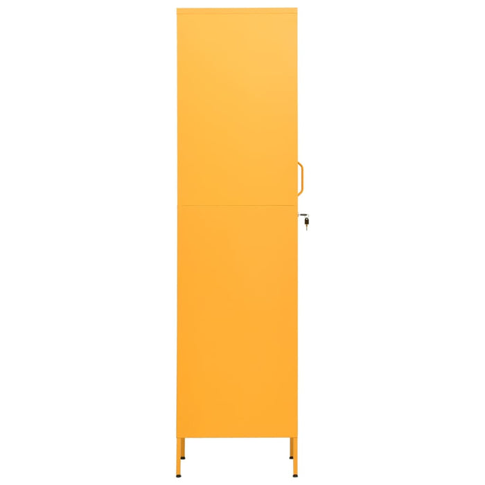 Armadio Giallo Senape 35x46x180 cm in Acciaio cod mxl 54453