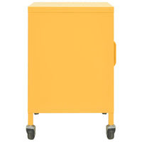 Armadietto Giallo Senape 60x35x56 cm in Acciaio cod mxl 66582