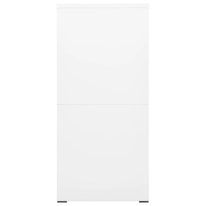 Armadio Classificatore Bianco 46x62x133 cm in Acciaio 336278