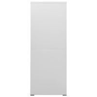 Armadio Classificatore Grigio Chiaro 46x62x164 cm in Acciaio 336283