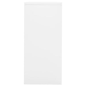 Armadio Classificatore Bianco 90x46x103 cm in Acciaio cod mxl 70828