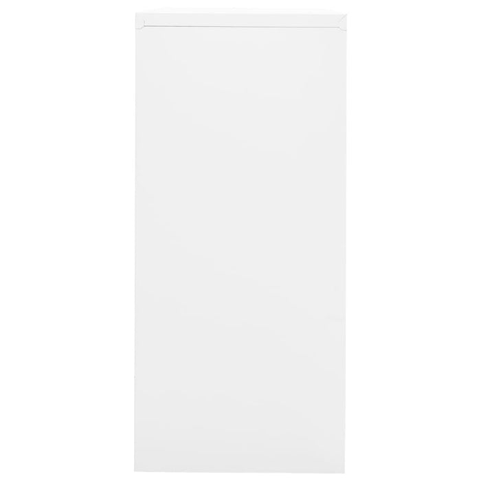 Armadio Classificatore Bianco 90x46x103 cm in Acciaio cod mxl 70828