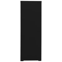 Armadio Classificatore Nero 90x46x164 cm in Acciaio cod mxl 72699