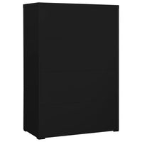 Armadio Classificatore Nero 90x46x164 cm in Acciaio cod mxl 72699