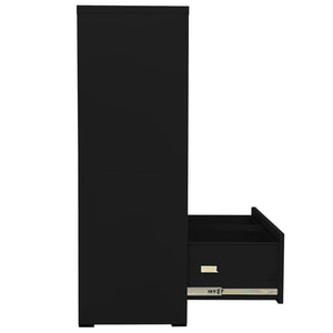 Armadio Classificatore Nero 90x46x164 cm in Acciaio cod mxl 72699