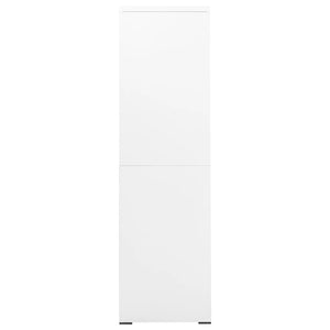 Armadio Classificatore Bianco 90x46x164 cm in Acciaio cod mxl 62412