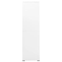 Armadio Classificatore Bianco 90x46x164 cm in Acciaio 336298