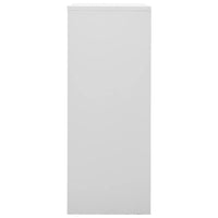 Armadio per Ufficio Grigio Chiaro 90x40x102 cm in Acciaio