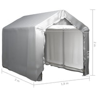 Tenda Capannone 180x300 cm in Acciaio Grigio 