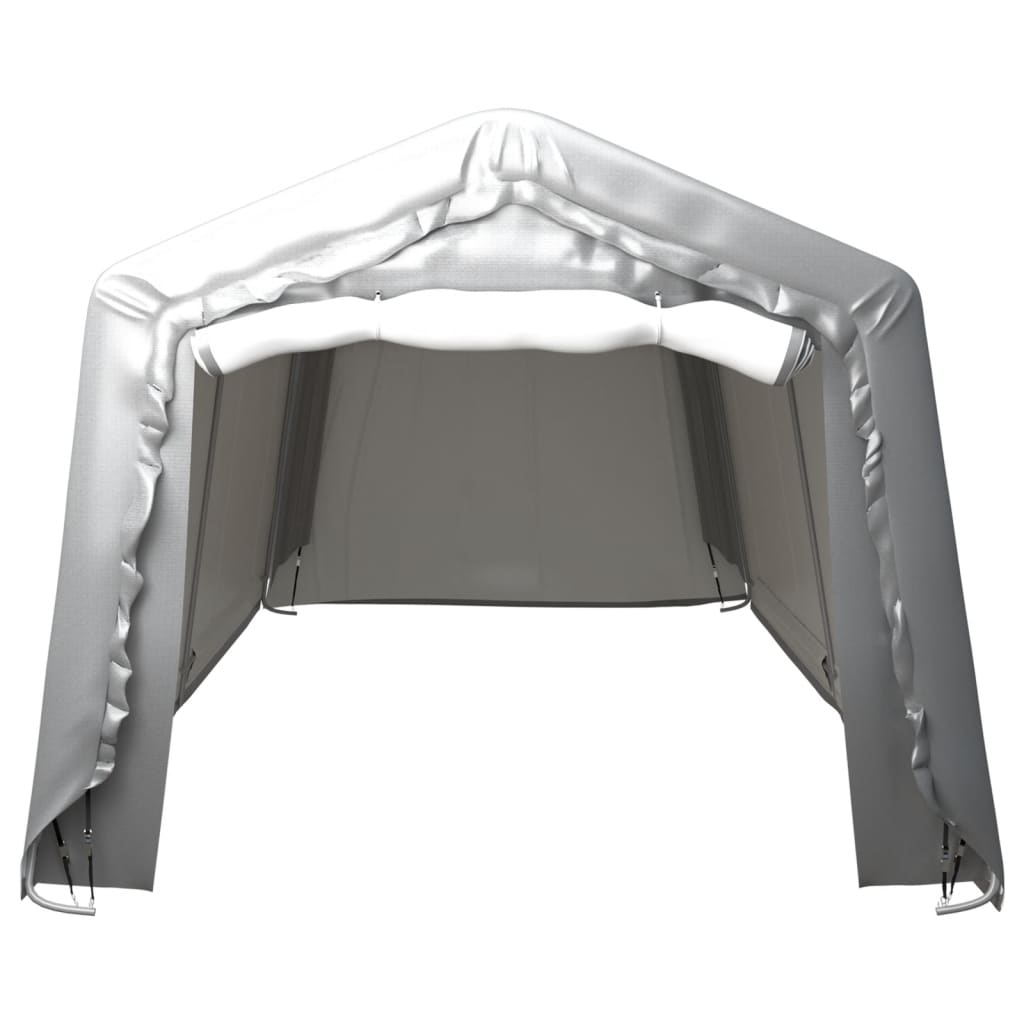 Tenda Capannone 300x750 cm Grigio Acciaio  