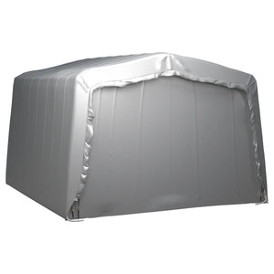 Tenda Capannone 370x370 cm Grigio Acciaio 3079591