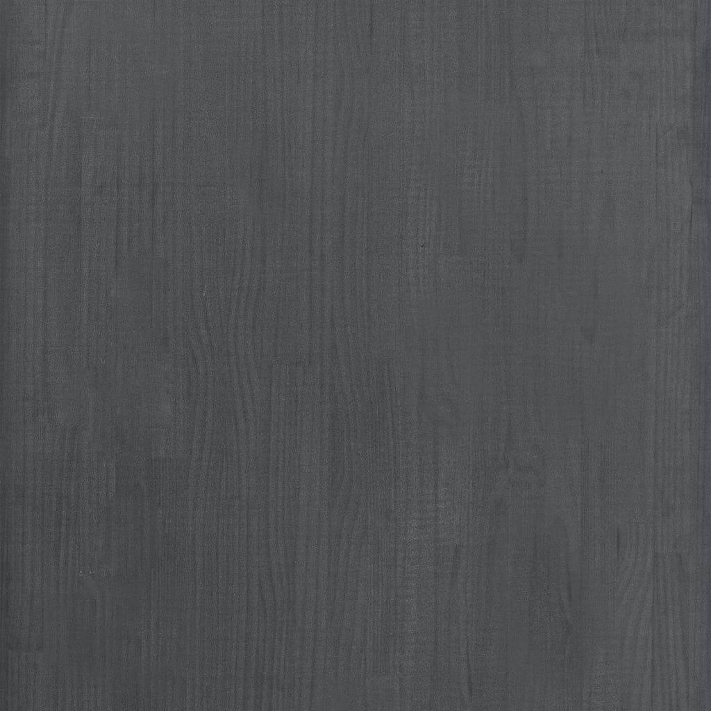 Scaffale Grigio 60x30x105 cm in Legno Massello di Pino cod mxl 11658