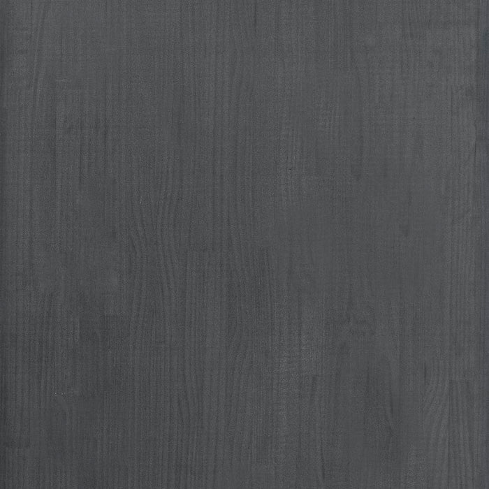 Scaffale Grigio 60x30x105 cm in Legno Massello di Pino cod mxl 11658