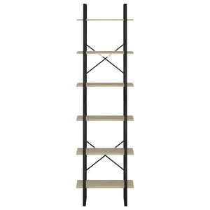 Scaffale Portaoggetti Sonoma 60x30x210 cm in Legno Multistrato cod mxl 19405