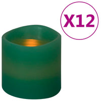 Candele Elettriche a LED 12 pz Bianco Caldo 335823