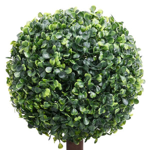 Pianta di Bosso Artificiale a Sfera con Vaso Verde 118 cm cod mxl 62677