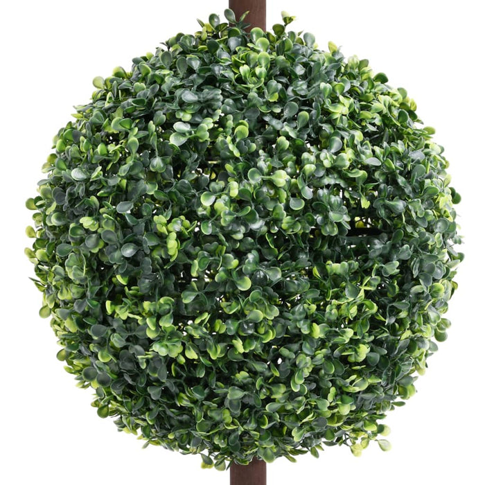 Pianta di Bosso Artificiale a Sfera con Vaso Verde 118 cm cod mxl 62677