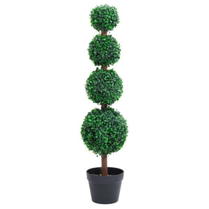 Pianta di Bosso Artificiale a Sfera con Vaso Verde 90 cm cod mxl 66339