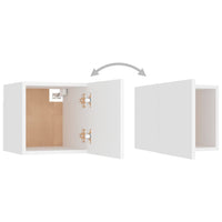 Set Mobili Porta TV 6 pz Bianco in Legno Multistrato 3078663