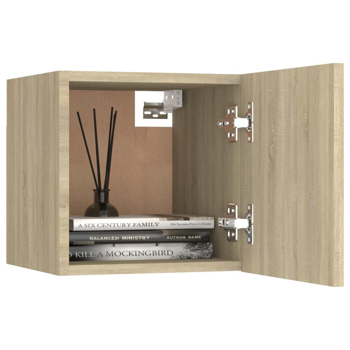 Set Porta TV 8 pz Rovere Sonoma in Truciolato 3078963