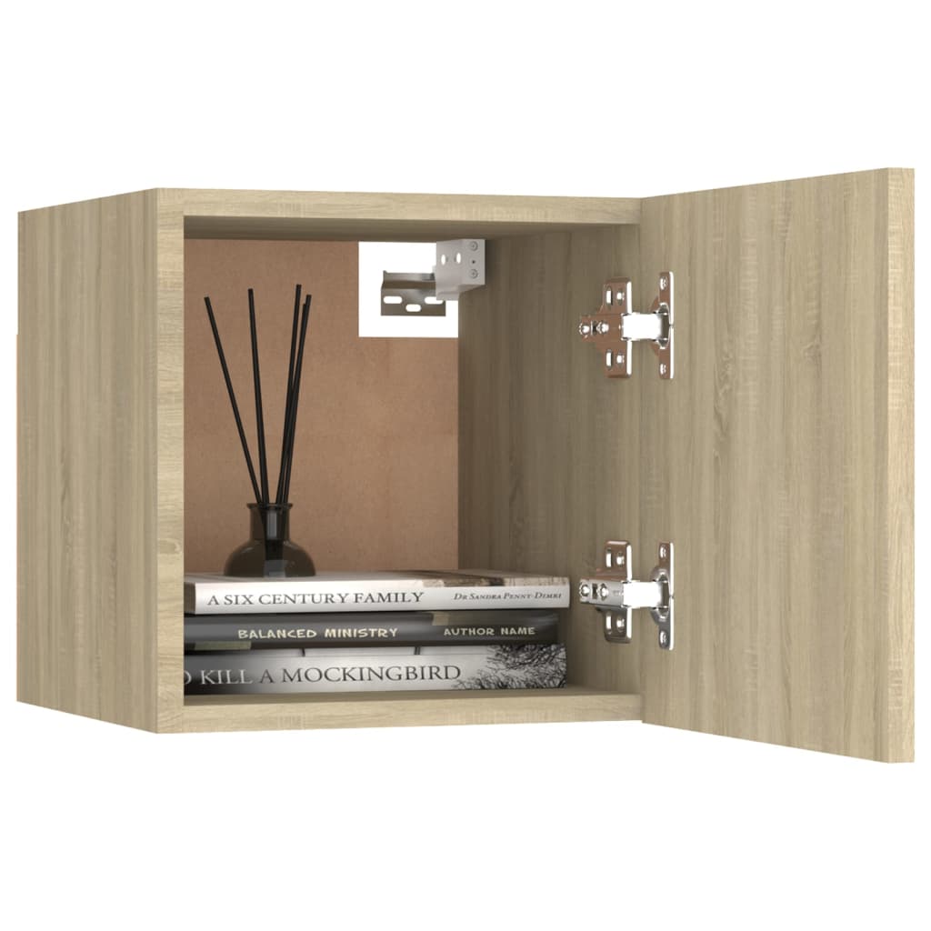 Set Porta TV 7 pz Rovere Sonoma in Truciolato cod mxl 53992