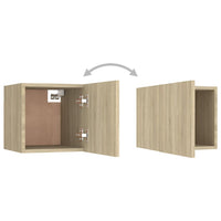 Set Porta TV 6 pz Rovere Sonoma in Truciolato 3078978