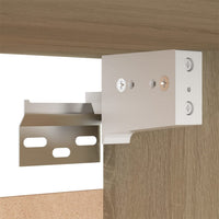 Set Porta TV 7 pz Rovere Sonoma in Truciolato 3078986