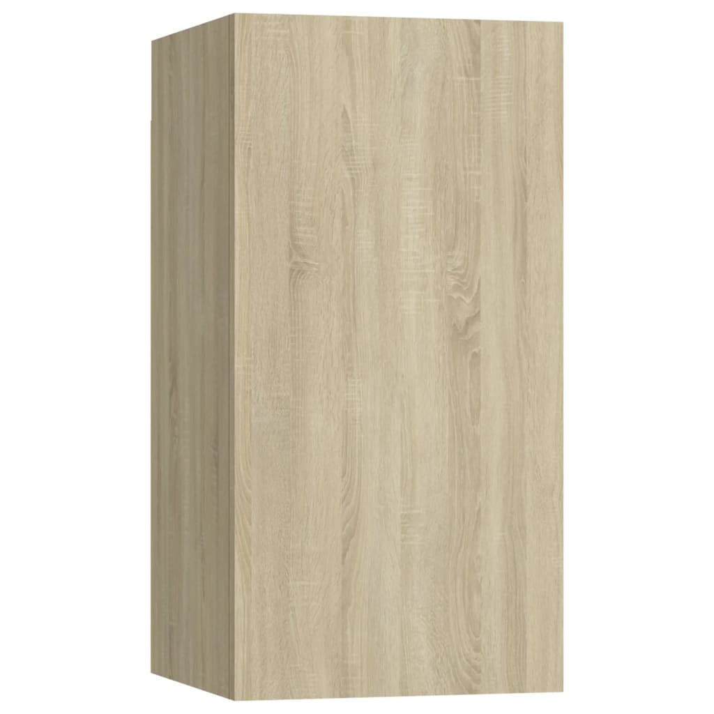 Mobili TV Rovere Sonoma 4 pz 30,5x30x60 cm in Truciolato