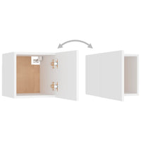 Comodino Bianco 30,5x30x30 cm in Truciolato cod mxl 30744