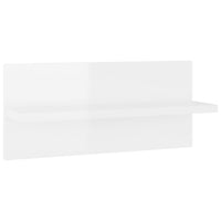 Mensole a Muro 4 pz Bianco Lucido 40x11,5x18 cm cod mxl 33556