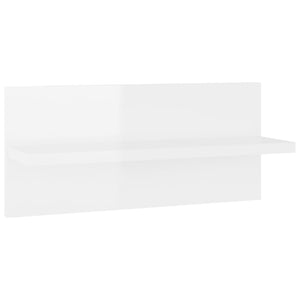 Mensole a Muro 4 pz Bianco Lucido 40x11,5x18 cm cod mxl 33556