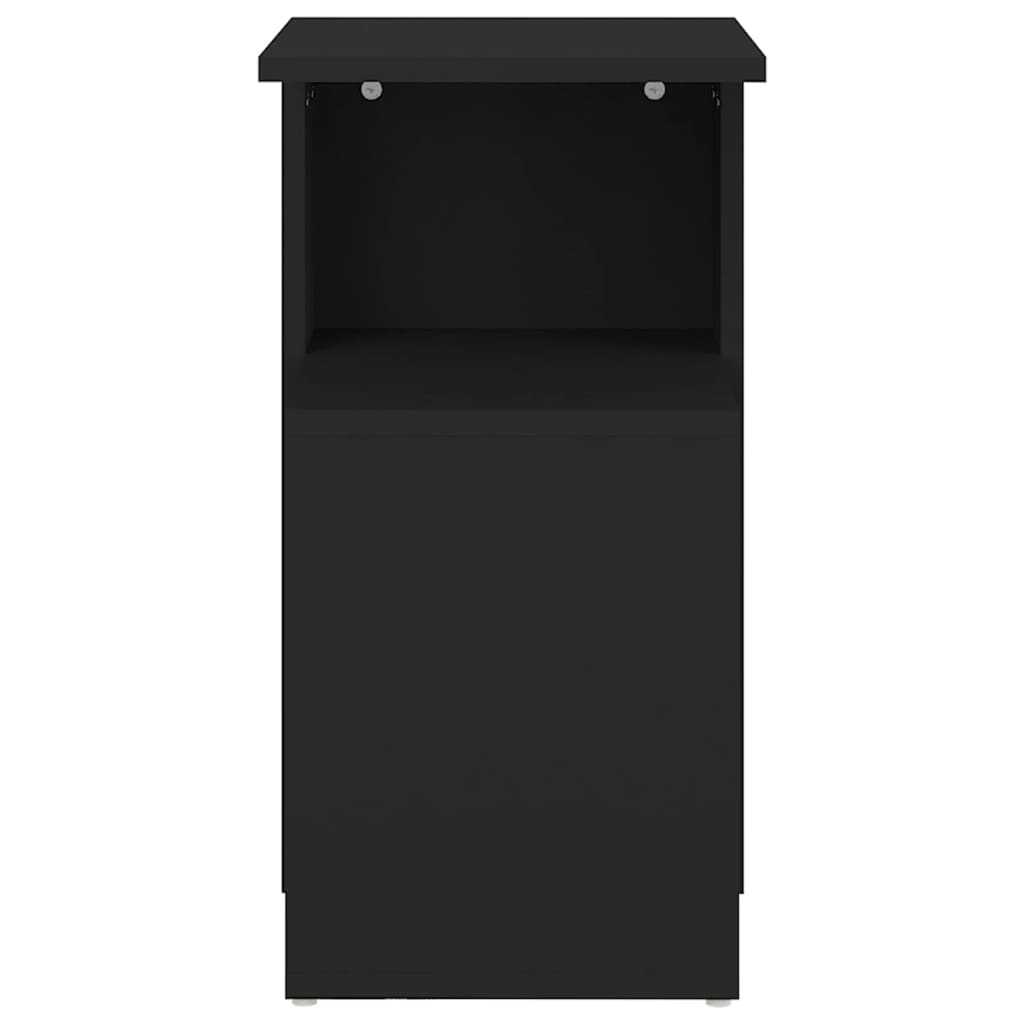 Tavolino Nero 36x30x56 cm in Truciolato cod mxl 48087