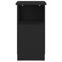 Tavolino Nero 36x30x56 cm in Truciolato cod mxl 48087