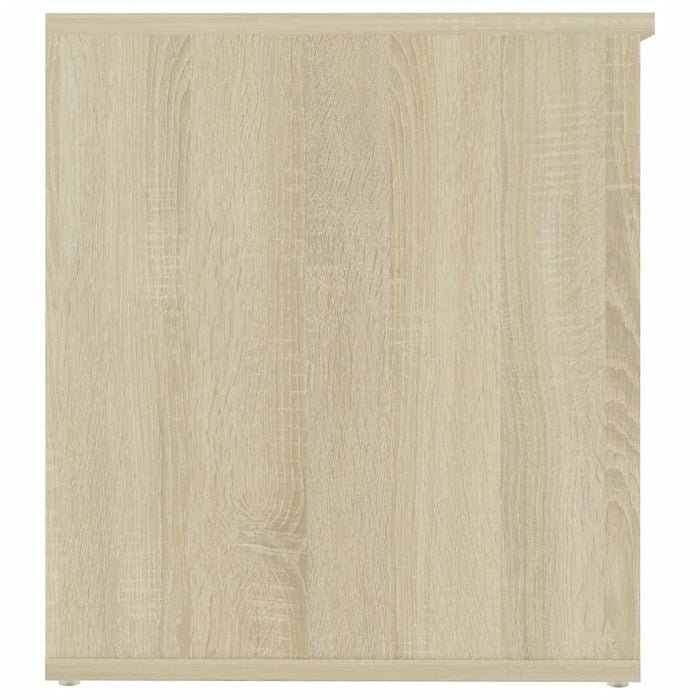 Cassapanca Rovere Sonoma 84x42x46 cm in Legno Ingegnerizzato cod mxl 48471