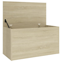 Cassapanca Rovere Sonoma 84x42x46 cm in Legno Ingegnerizzato cod mxl 48471