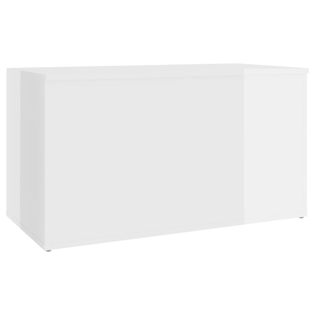 Baule Bianco Lucido 84x42x46 cm in Truciolato cod mxl 53900