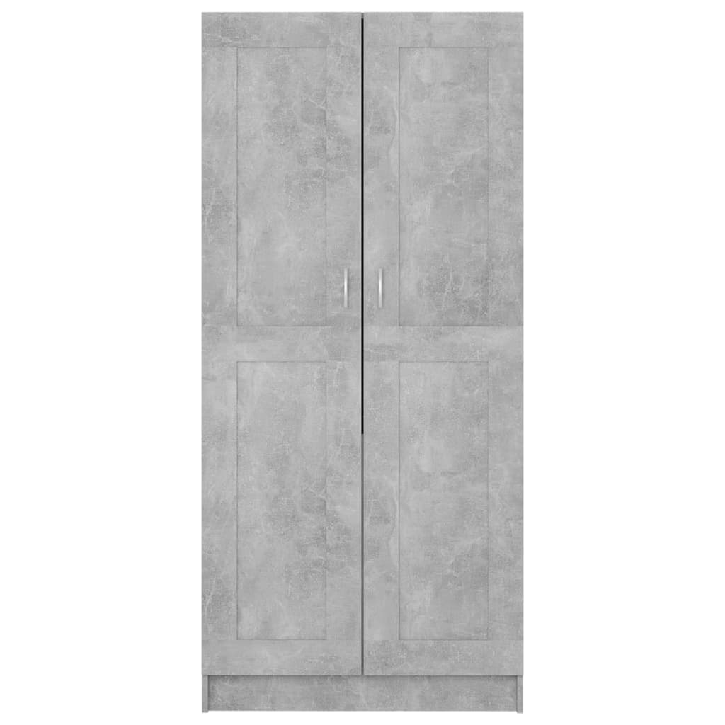 Armadio Grigio Calcestruzzo 82,5x51,5x180 cm in Truciolato cod mxl 71093