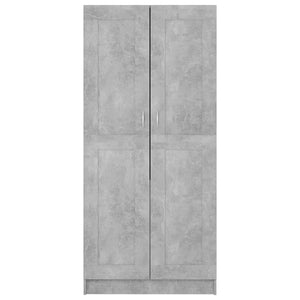 Armadio Grigio Calcestruzzo 82,5x51,5x180 cm in Truciolato cod mxl 71093