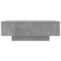 Tavolino da Salotto Grigio 90x60x31 cm in Truciolato 804179