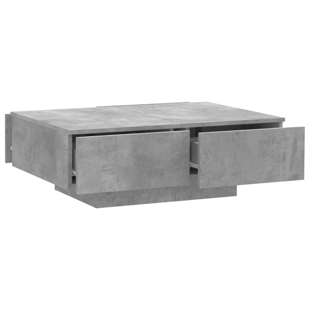 Tavolino da Salotto Grigio 90x60x31 cm in Truciolato 804179