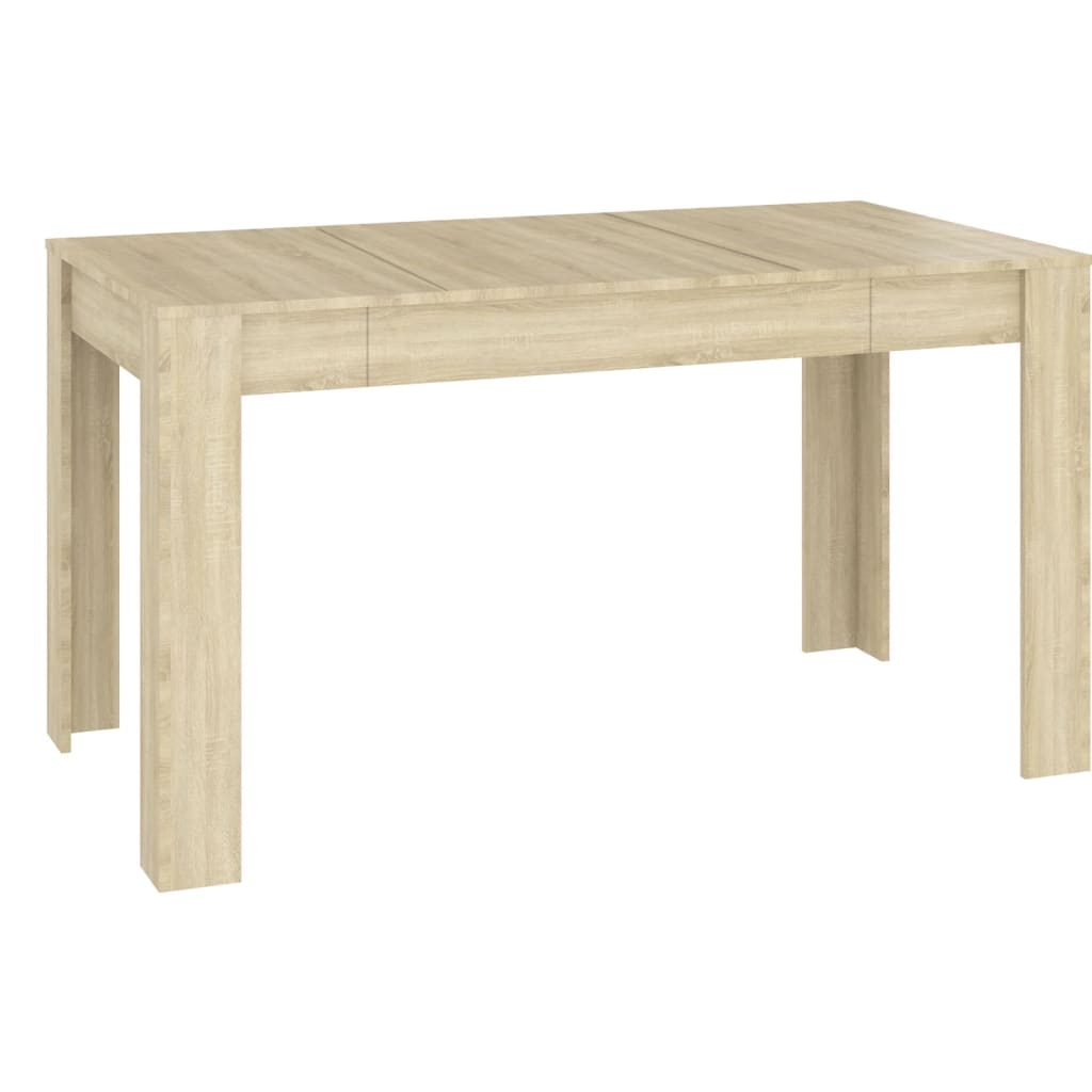 Tavolo da Pranzo Rovere Sonoma 140x74,5x76 cm in Truciolato 804205