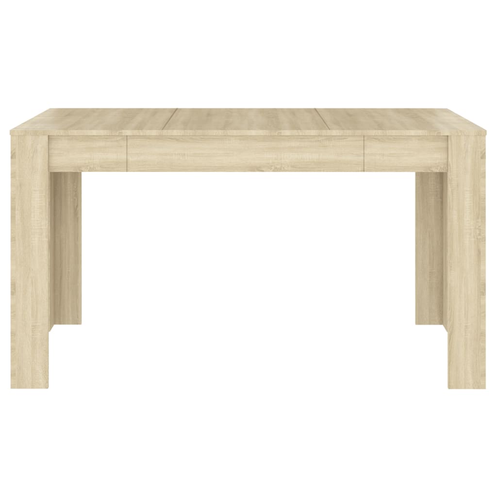 Tavolo da Pranzo Rovere Sonoma 140x74,5x76 cm in Truciolato 804205