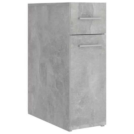 Armadietto da Farmacia Grigio Cemento 20x45,5x60 cm Truciolato cod mxl 42826